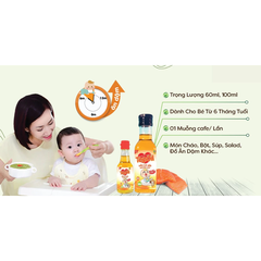 Dầu cá hồi nguyên chất Topoil 60ml/100ml dành cho bé từ 6 tháng tuổi