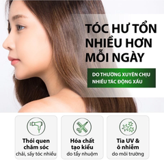 Dầu dưỡng tóc Milaganics Vitamin E, Sachi phục hồi tóc 80ml