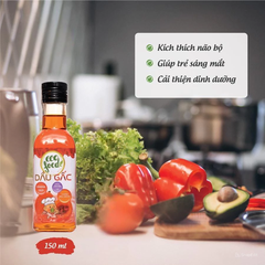 Dầu gấc nguyên chất Ecofood 150ml dành cho bé từ 6 tháng tuổi