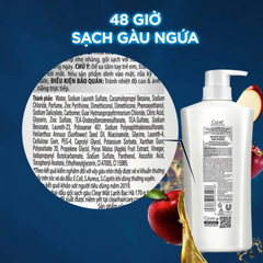 Dầu gội Clear 48 giờ sạch gàu ngứa 630g