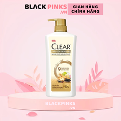 Dầu gội Clear 9 Thảo Dược chăm sóc da đầu yếu 630g