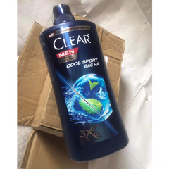 Dầu gội Clear Men sạch gàu Cool Sport Bạc Hà 900g