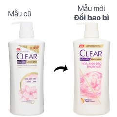 Dầu gội Clear sạch gàu hoa Anh Đào băng lạnh 630g