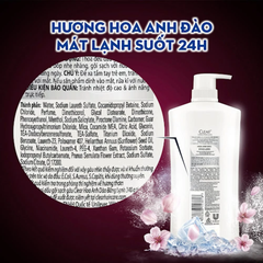 Dầu gội Clear sạch gàu hoa Anh Đào băng lạnh 630g