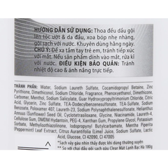 Dầu gội Clear sạch gàu mát lạnh Bạc Hà 630g