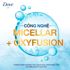 Dầu gội Dove dưỡng tóc bồng bềnh, không bết dính 640g