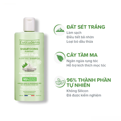 Dầu gội Evoluderm cho tóc dễ bết dầu 400ml
