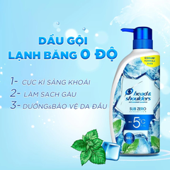 Dầu gội Head & Shoulders băng lạnh sạch gàu 550ml