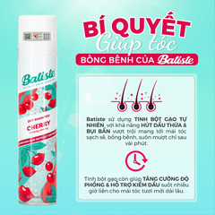 Dầu gội khô Batiste hương tươi mát/cổ điển/hoa thiên nhiên/hoa anh đào/hoa quyến rũ 200ml