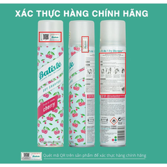 Dầu gội khô Batiste hương tươi mát/cổ điển/hoa thiên nhiên/hoa anh đào/hoa quyến rũ 200ml