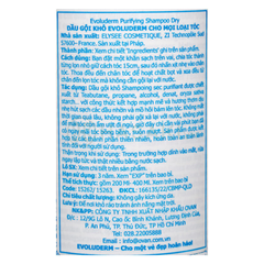 Dầu gội khô Evoluderm cho mọi loại tóc 200ml/400ml
