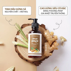 Dầu gội Milaganics chiết xuất Gừng Sả làm sạch gàu 250ml