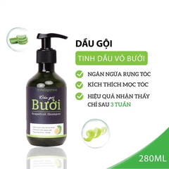 Dầu gội Milaganics tinh dầu Bưởi kích thích mọc tóc 280ml
