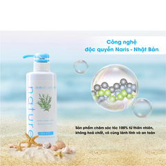 Dầu gội Naris Nature dịu nhẹ hương hoa tươi mát 500ml