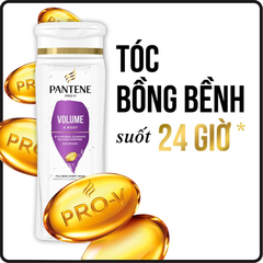 Dầu gội Pantene làm dày & bồng bềnh tóc 355ml/700ml