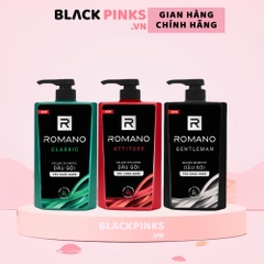 Dầu gội Romano hương nước hoa Gentleman/Classic/Attitude 650g