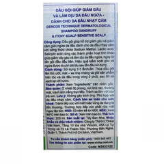 Dầu gội Vichy giảm gàu cho da đầu nhạy cảm 200ml