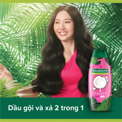 Dầu gội xả 2in1 Palmolive dưỡng ẩm tóc từ sữa dừa 600ml