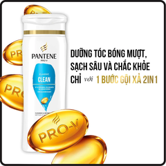Dầu gội xả 2in1 Pantene sạch sâu chắc khỏe 355ml