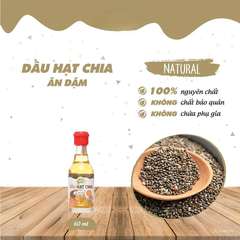 Dầu hạt chia nguyên chất Ecofood 60ml cho bé từ 6 tháng tuổi