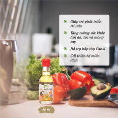 Dầu hạt chia nguyên chất Ecofood 60ml cho bé từ 6 tháng tuổi