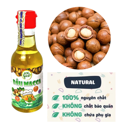 Dầu macca nguyên chất Ecofood 60ml dành cho trẻ từ 6 tháng tuổi