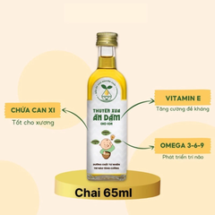 Dầu óc chó nguyên chất thuyền xưa 65ml dành dành cho bé từ 6 tháng tuổi trở lên