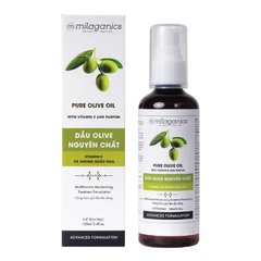 Dầu Olive Milaganics nguyên chất dưỡng da, dưỡng tóc 100ml /250ml