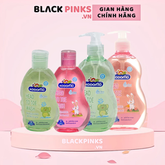 Dầu tắm & gội 2in1 cho bé Kodomo chiết xuất mầm lúa mì/Pink Hanabaki tinh dầu hoa trà 200ml/400ml (dành cho mọi độ tuổi)
