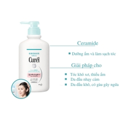 Dầu xả Curél cấp ẩm chuyên sâu 420ml