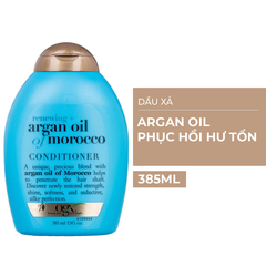 Dầu xả OGX Argan oil giúp phục hồi tóc hư tổn 385ml