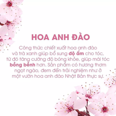 Dầu xả OGX chiết xuất hoa anh đào cấp ẩm cho tóc 385ml