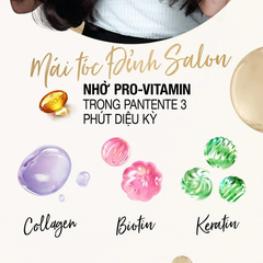 Dầu xả Pantene 3 phút diệu kỳ phục hồi tóc hư tổn 150ml/300ml
