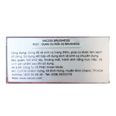 Dụng cụ rửa cọ Vacosi Brushegg RC01 (màu ngẫu nhiên)