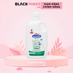 Dung dịch làm sạch đồ dùng cho bé Kodomo Organic chiết xuất lô hội và việt quất túi 600ml/chai 650ml hương quả mọng