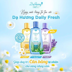 Dung dịch vệ sinh Dạ Hương daily fresh moisture dưỡng ẩm/total care/dịu nhẹ chai 120ml/145ml