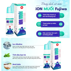 Dung dịch vệ sinh mũi Fujisalt I-on muối 90ml