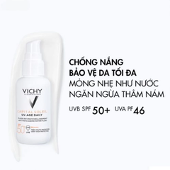 Gel chống nắng Vichy bảo vệ da, ngừa thâm nám 40ml