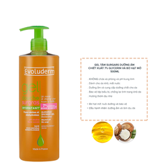 Gel tắm Evoluderm chiết xuất Surgras 500ml