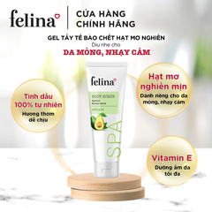 Gel tẩy tế bào chết Felina chiết xuất quả bơ 300ml