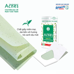 Giấy thấm dầu Acnes trà xanh 100 tờ