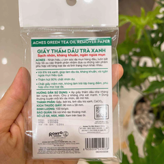 Giấy thấm dầu Acnes trà xanh 100 tờ