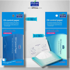 Giấy thấm dầu MAYAN Oil Control Paper 100 tờ/gói hoặc 200 tờ/gói