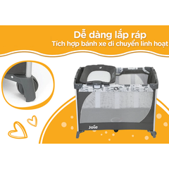 Giường cũi trẻ em Joie Commuter Change Logan