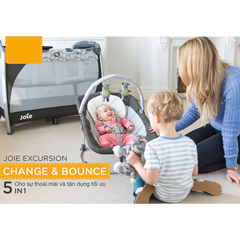 Giường cũi trẻ em Joie Excursion Change & Bounce Portrait /Leo