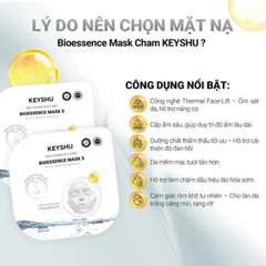 Hộp 10 gói mặt nạ Keyshu nâng cơ 30ml
