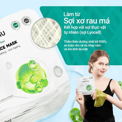 Hộp 10 gói mặt nạ Keyshu sợi sơ rau má 30ml