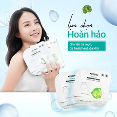 Hộp 10 gói mặt nạ Keyshu sợi sơ rau má 30ml