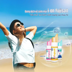 Hộp 12 chai dung dịch vệ sinh mũi Fujisalt Nano bạc 70ml