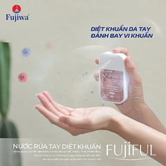 Hộp 12 chai rửa tay diệt khuẩn dưỡng da Fujiful 9 hương 45ml